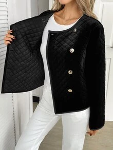Elyressa Fall Clothes FOR WomenWomen Winter Coats - Black - View 6