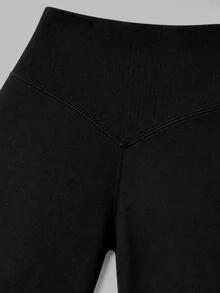 Sweetra 3PCS Women Plus Size Sports Shorts - Multicolor - View 6
