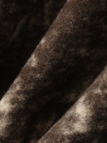 Joudiya Autumn Commute Elegant Office Shawl Jacket With Tassel Decoration And Floral Pattern For Women, Wool - Brown - View 6