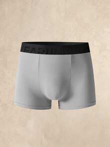 SHEIN 3件裝平口內褲（柔軟舒適） - 淺灰色 - 查看 3