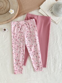 Cozy Pixies 2PCS Baby Girls Bottoms - Multicolor - View 4
