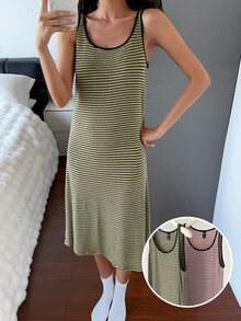 DAZY 2PCS Women Sleep Dresses - Multicolor - View 3