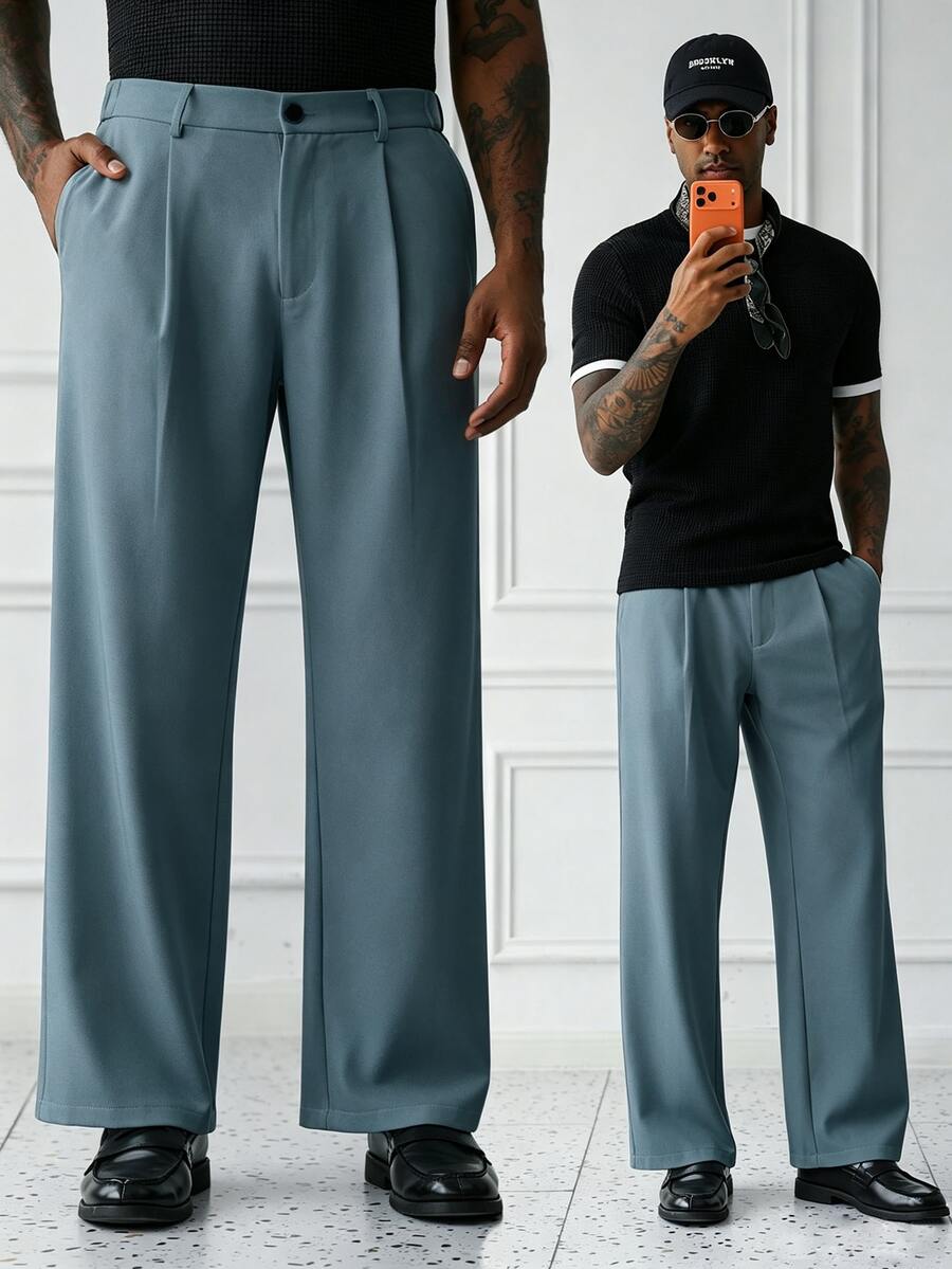 HUEFORM Men Pants - Dusty Blue - View 1