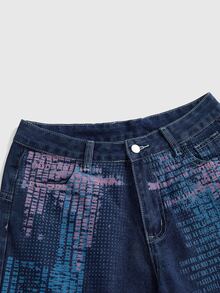 Sweetness Women's Autumn/Winter Y2K Loose Straight Leg Jeans - Multicolor - View 3