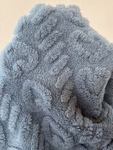 Snug Reverie Autumn/Winter Plush Thickened Princess Style Long Nightgown Women's Winter Loungewear Pajamas - Dusty Blue - View 3