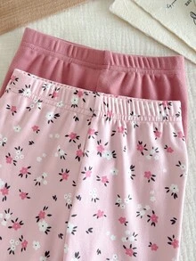 Cozy Pixies 2PCS Baby Girls Bottoms - Multicolor - View 6