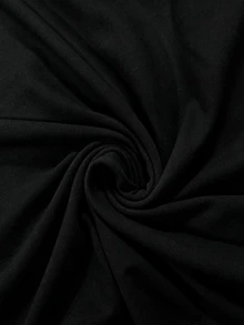 GlowEve CURVE 大尺碼女款夏季法式極簡性感短袖修身顯瘦豹紋蝴蝶結溫柔時尚百搭T恤 - 黑色 - 查看 3