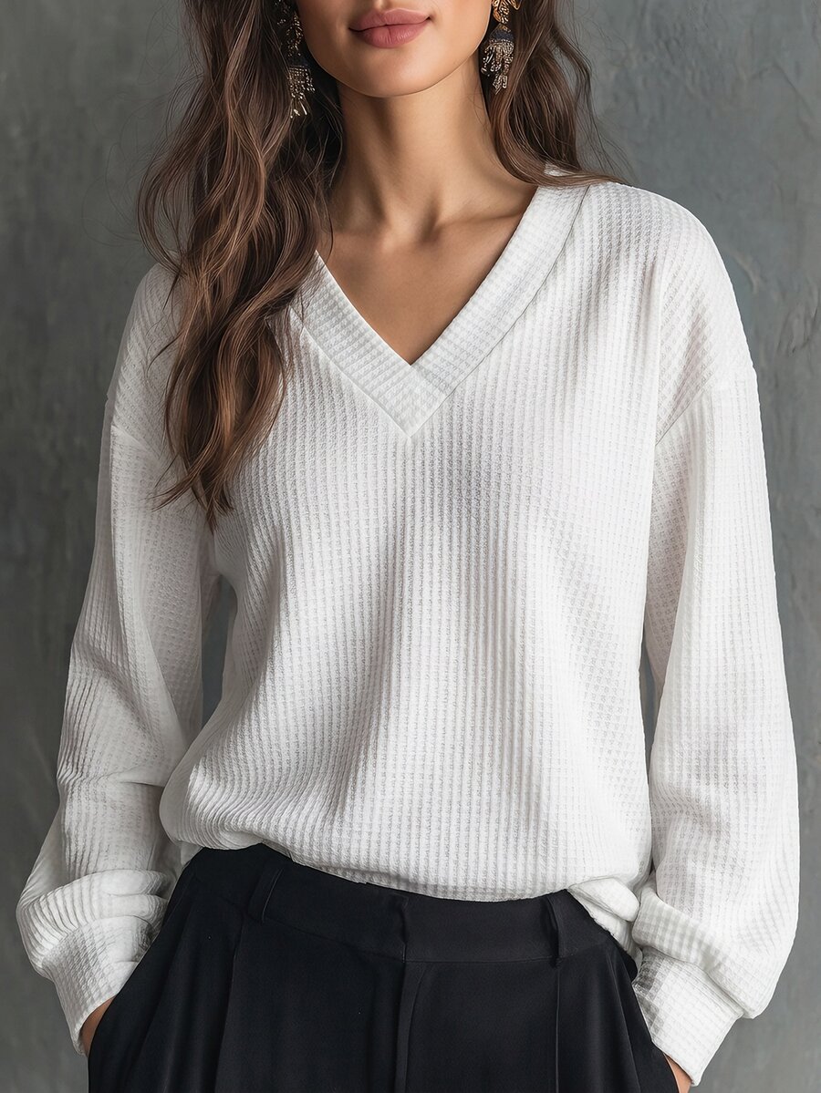 SHEIN LUNE Women T-Shirts - Putih - View 1