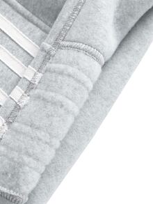 SHEIN Tween Girls Grey Sweatpants With Striped Design, Casual Fashion Creative Personalized - Grey - View 8