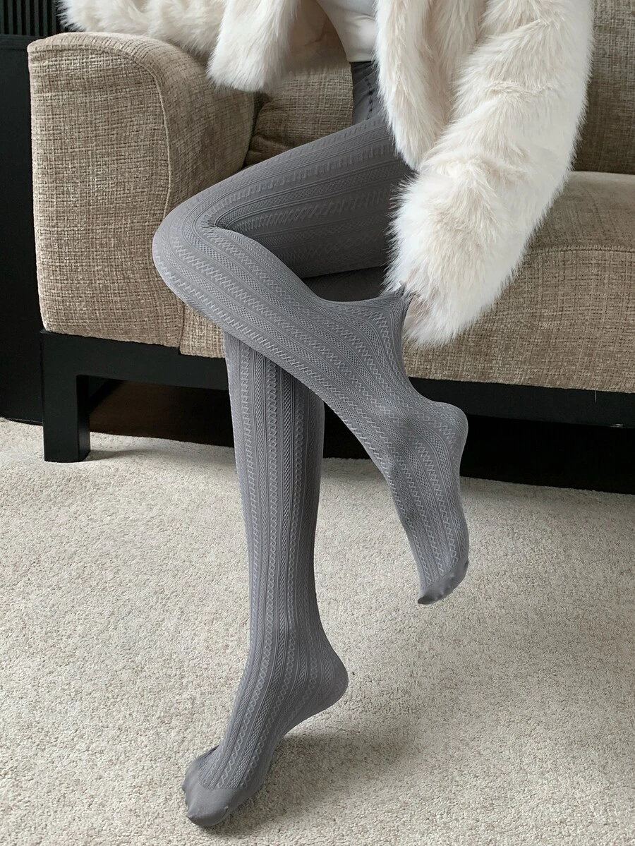 FRIFUL Women's Grey Versatile Slimming Footed Leggings, Autumn/Winter - Grey - View 1