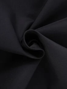 1pc Boys Casual Basic Hoodie Jacket, Suitable For Daily Commute, School, Outdoor Wear, Layering, All Seasons - Black - View 4