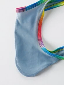 DrisQ DrisQ Men's Colorblock Sexy Daily Thong Underwear - Blue - View 5