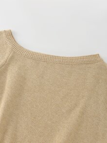 LUMIGAL Ropa de otoño para mujeres Chalecos de suéter para mujeres - Beis - Ver 5