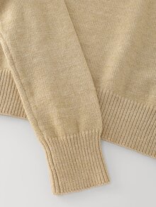 LUMIGAL Ropa de otoño para mujeres Chalecos de suéter para mujeres - Beis - Ver 4