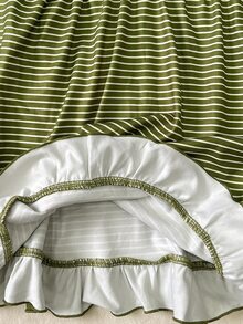 IslaSuriya Women's Plus Size Striped Cami Tank Top - Green - View 5