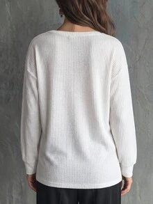 SHEIN LUNE Women T-Shirts - Putih - View 2