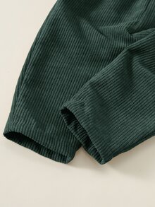 SHEIN 中性嬰兒男/女童 幼兒 2件組 秋冬保暖內裡加厚可愛動物圖案運動衫套裝 嬰兒冬季服飾 運動服套裝 聖誕 - 彩色 - 查看 4