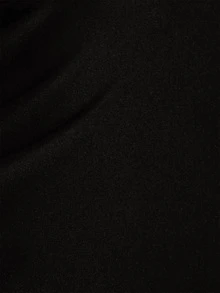 MUSERA Dipped Sweetheart Neckline Halterneck Fitted Bodycon Mini Dress Sexy Evening Night Going Out Fall Winter Autumn Solitude - Black - View 6