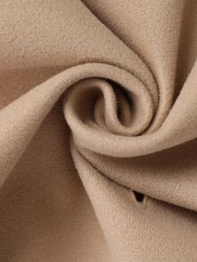Balvessa Women's Solid Color Batwing Long Sleeve Casual Overcoat, Autumn/Winter - Khaki - View 3