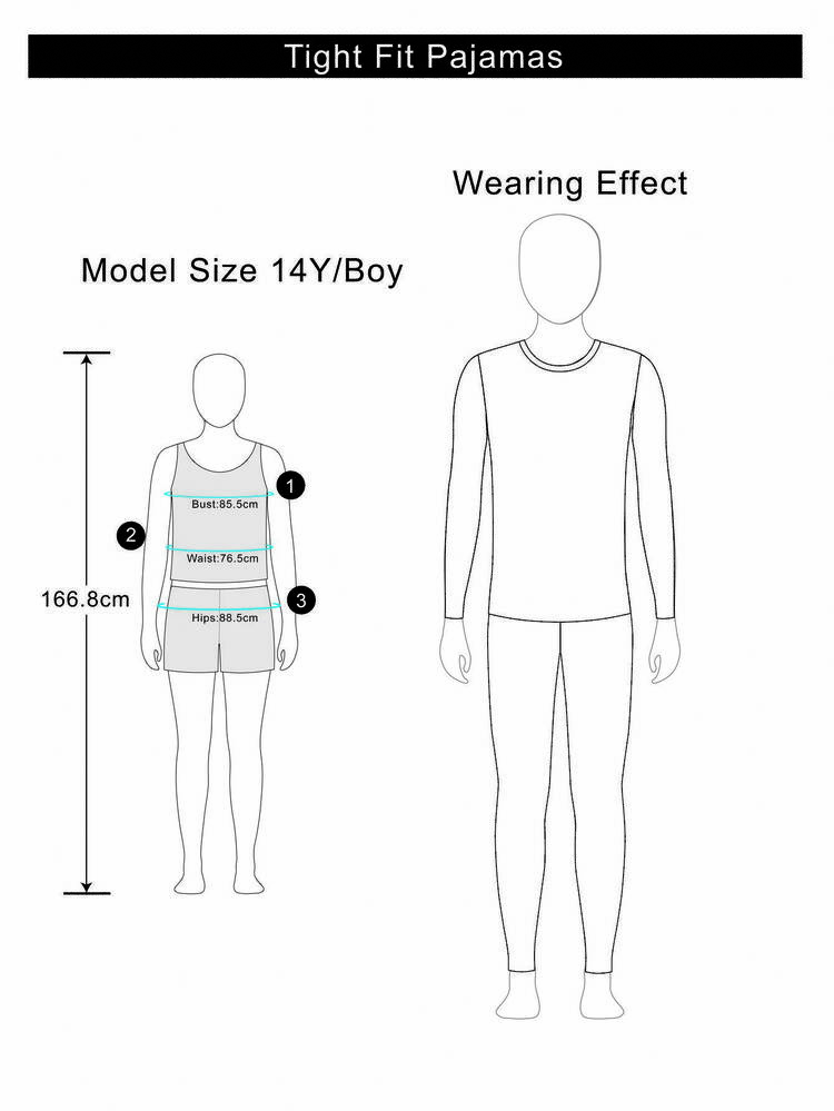 SHEIN 2pcs/Set Piyama Panjang Slim Fit Bertema Natal Kasual untuk Remaja Laki-laki, Cocok untuk Musim Gugur/Dingin Kembali ke Sekolah - MultiWarna - View 8