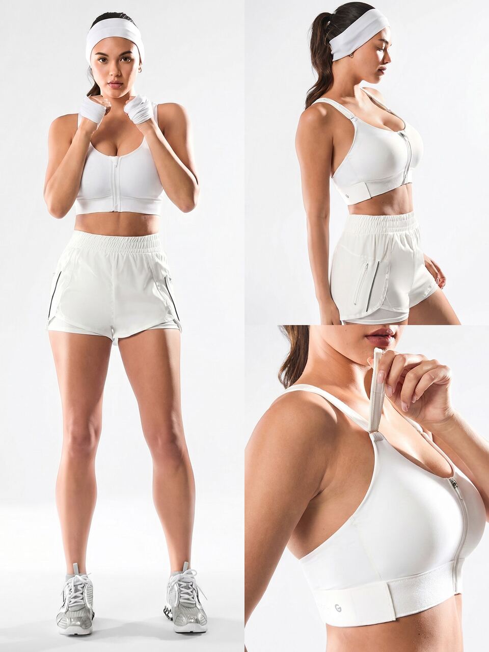 FeatherFit™ Secure Lift DD+ Adjustable Zip Sports Bra
