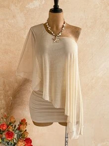 Soleia Women's Solid Color Ruffle Mini Cami Dress, Summer Beach Vacation Outfit, Bohemian Tropical Style, Gold Summer Dress - Apricot - View 6