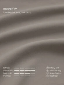 GLOWMODE 28" FeatherFit™ Flared Leggings  Spring Summer - Khaki - View 5