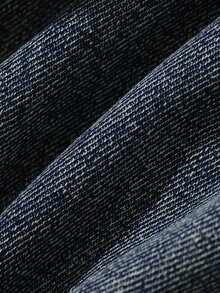 DAZY Women's Distressed Washed Bleached Split Loose Long Sleeve Collared Casual Street Vacation Spring Autumn Denim Jacket And Outerwear - Blue - View 7