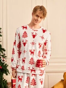 Notgurli Halloween Print Fun Men's Loungewear Set - Multicolor - View 5