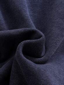 SHEIN Tween女孩牛仔褲，秋季新品，皇家藍，彈性腰帶附抽繩與雙腰帶設計，寬鬆版型，輕量柔軟針織牛仔面料，舒適親膚，適合四季，日常穿著、拍照、購物、外出、度假等，2026新品 - 寶藍色 - 查看 5