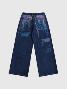Sweetness Women's Autumn/Winter Y2K Loose Straight Leg Jeans - Multicolor - View 2