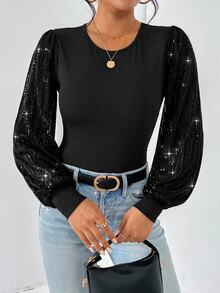 SHEIN BASICS 女士連體衣 - 黑色 - 查看 2