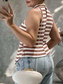 Ceyna Plus Size Women Tops - Multicolor - View 2