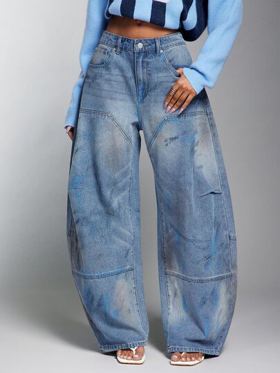 Denimoi Women's Casual Daily Denim Jeans With Pockets And Buttons