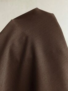 Elaquor 大尺碼女款出色長版大衣與休閒通勤西裝外套套裝，優雅辦公商務工作套裝，綠色，適合秋冬 - 咖啡棕 - 查看 9