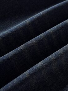 ROMWE MEN Street Life Men's Casual Button-Fly Denim Jeans For Daily Wear - Blue - View 6