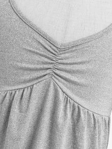Set 2 áo kiểu mùa thu cho bé gái tween: áo tay loe trơn và áo babydoll nhún trước cho mùa đông - màu đen - Xem 5