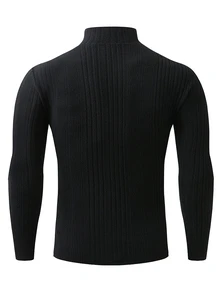 Gym Rark Men's Minimalist Zip Half-Placket Slim Fit Long Sleeve Sports Top - Multicolor - View 2