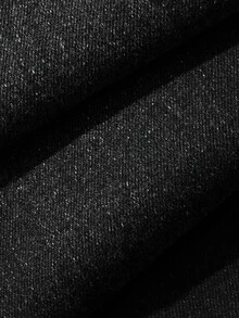 FRIFUL Women's Fashion Versatile Button Flare Jeans School Everyday Black And White Striped Fall Casual Streetwear - Grey - View 3