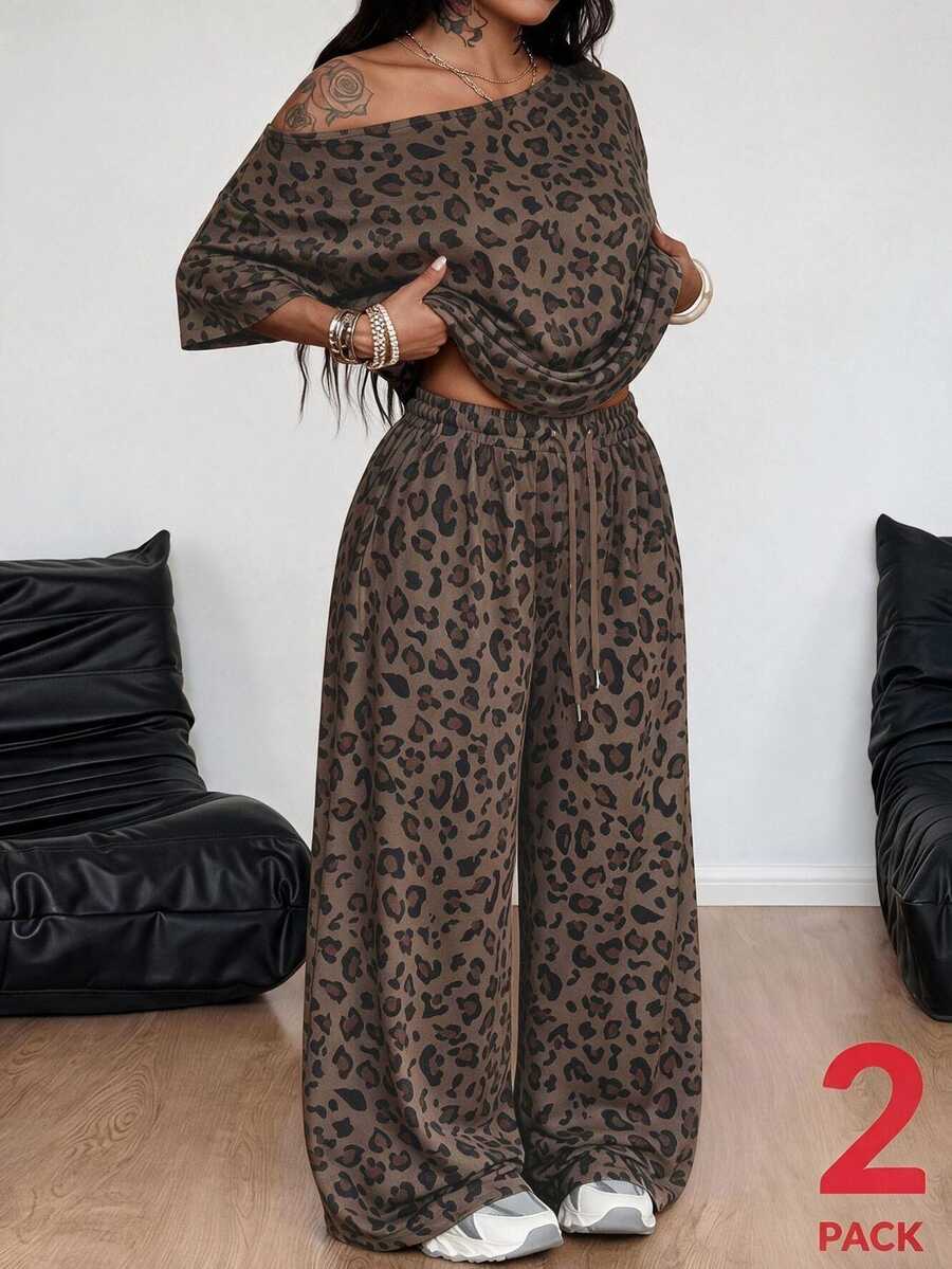Coolane أطقم منسقة مقاسات كبيرة - بني - مشاهدة 1
