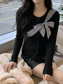 DAZY 女款夏季方領修身羅紋細肩帶背心 - 黑色 - 查看 3