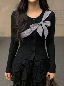 DAZY 女款夏季方領修身羅紋細肩帶背心 - 黑色 - 查看 5