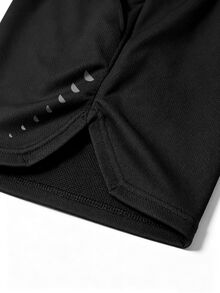Gym Rark Men's Drawstring Waist Pocket Casual Fitness Sports Shorts - Black - View 5