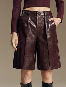 Ontre Women's Beach Holiday Country Style Country Concert 2026SS Autumn/Winter New Simple Elegant Old Money Style - Burgundy - View 1