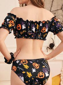 Notgurli 1pc Women's Quirky Bra Halloween Party Costume - Multicolor - View 2