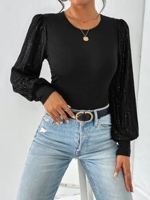 SHEIN BASICS 女士連體衣 - 黑色 - 查看 5