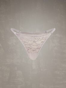 Esseday Plus Size Women's Lace Floral Hollow Out Sexy Panties - Multicolor - View 9