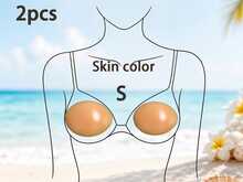 Lignisse Women's Silicone Abalone Breast Pads Suitable For Daily Wear - Multicolor - View 4