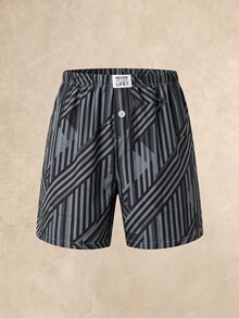 EverLounge Men's Striped Casual Daily Travel Shorts - Multicolor - View 1