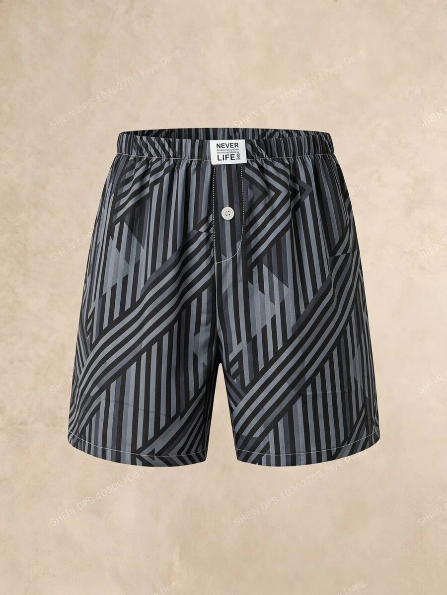 EverLounge Men's Striped Casual Daily Travel Shorts - Multicolor - View 1